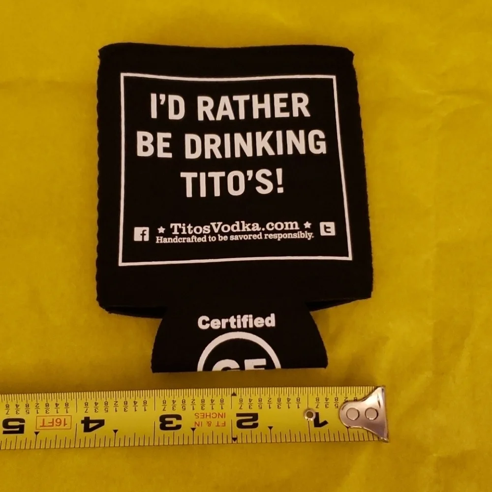 Tito's Handmade Vodka Branded Koosie- Set of Two
